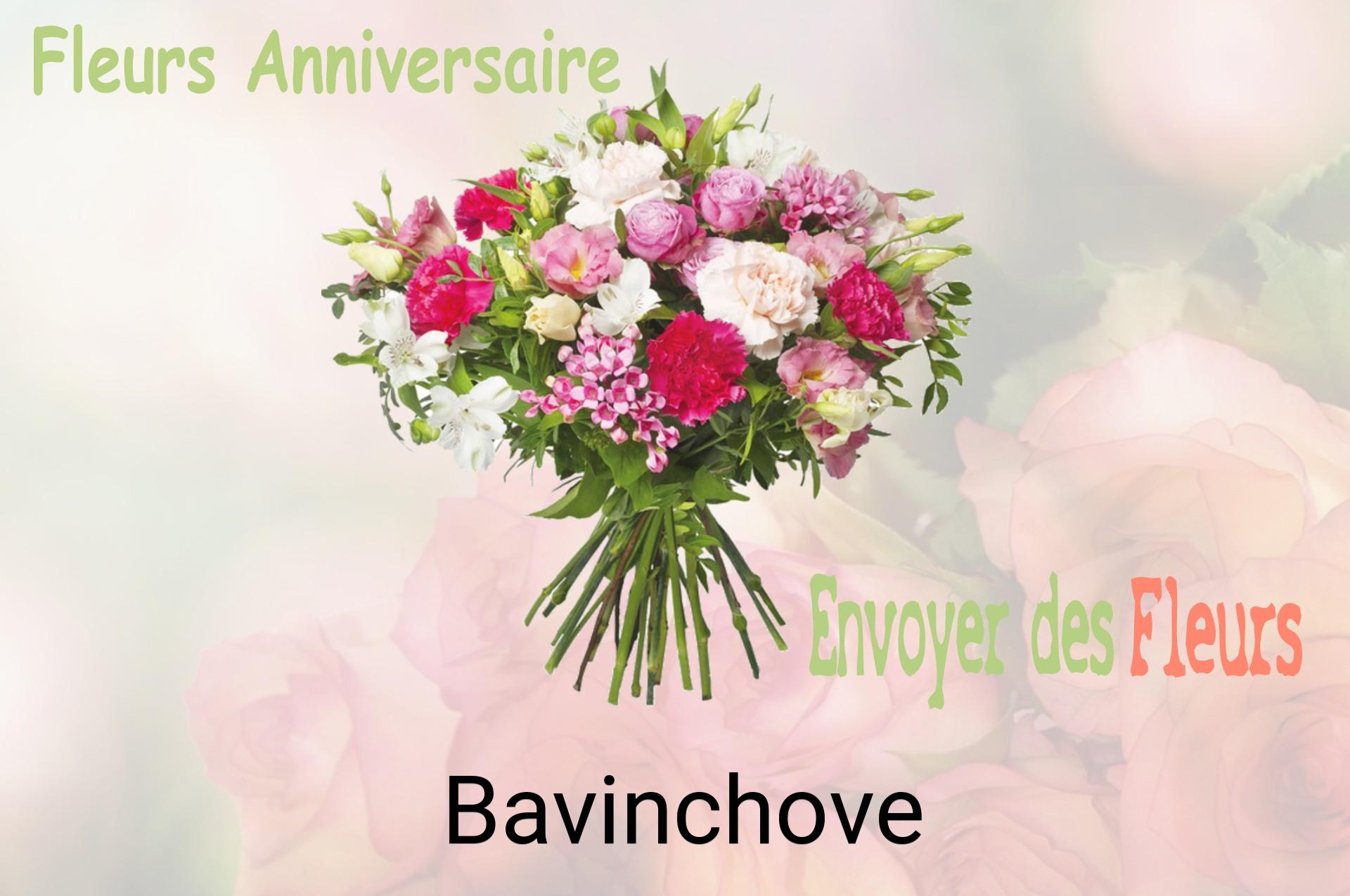 Bouquet de fleurs d’anniversaire livré à Bavinchove
