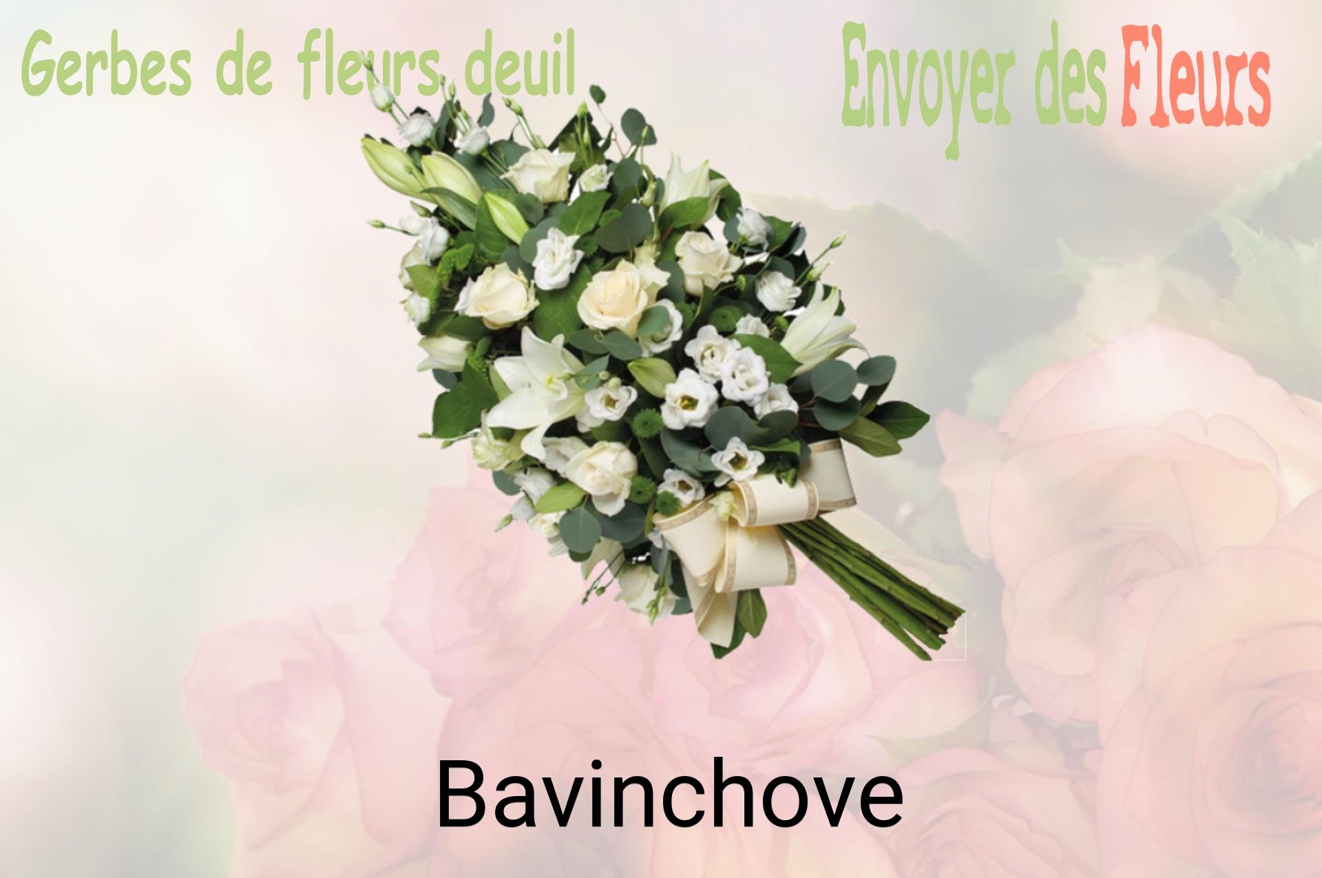 Gerbe de fleurs de deuil livrée à Bavinchove